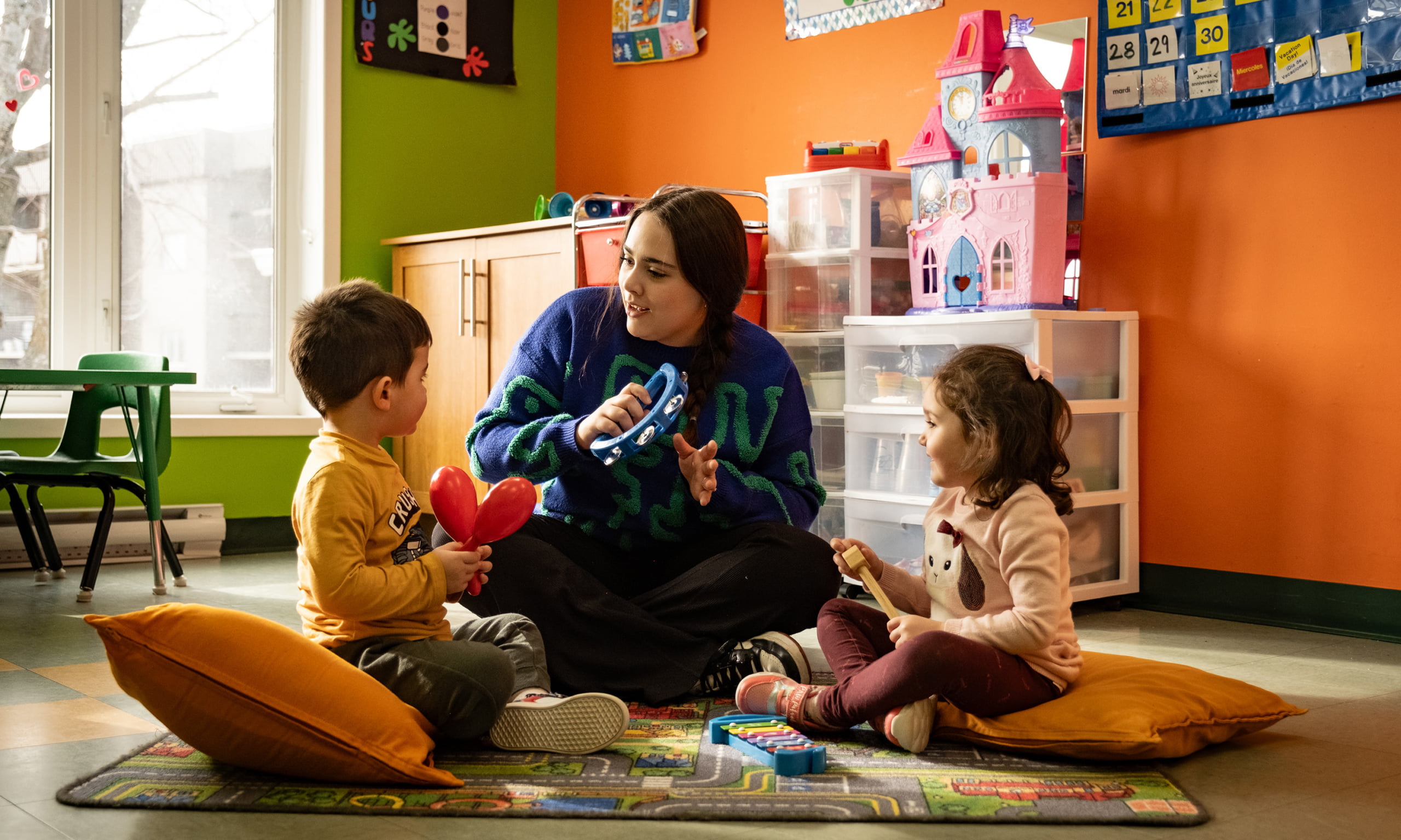 Programme d’éveil à la musique à la garderie enfants